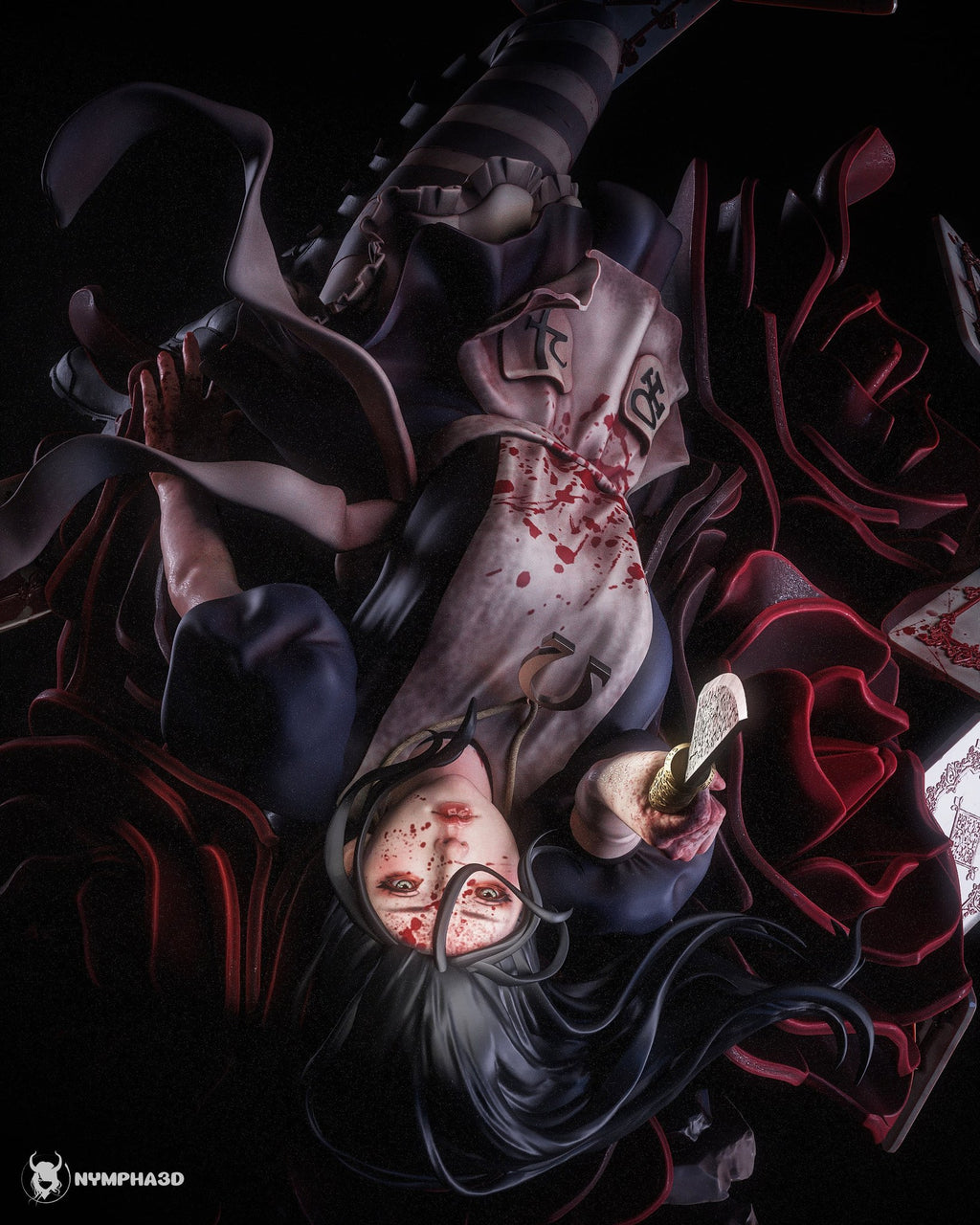 Alice (American McGee's Alice) resin figure by Nympha — studio render 6