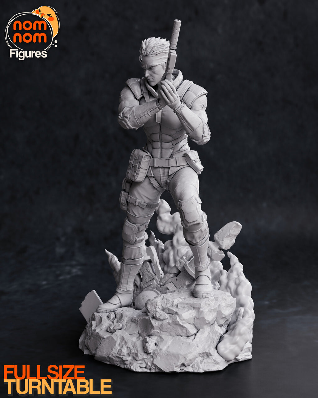 Solid Snake — studio render 7