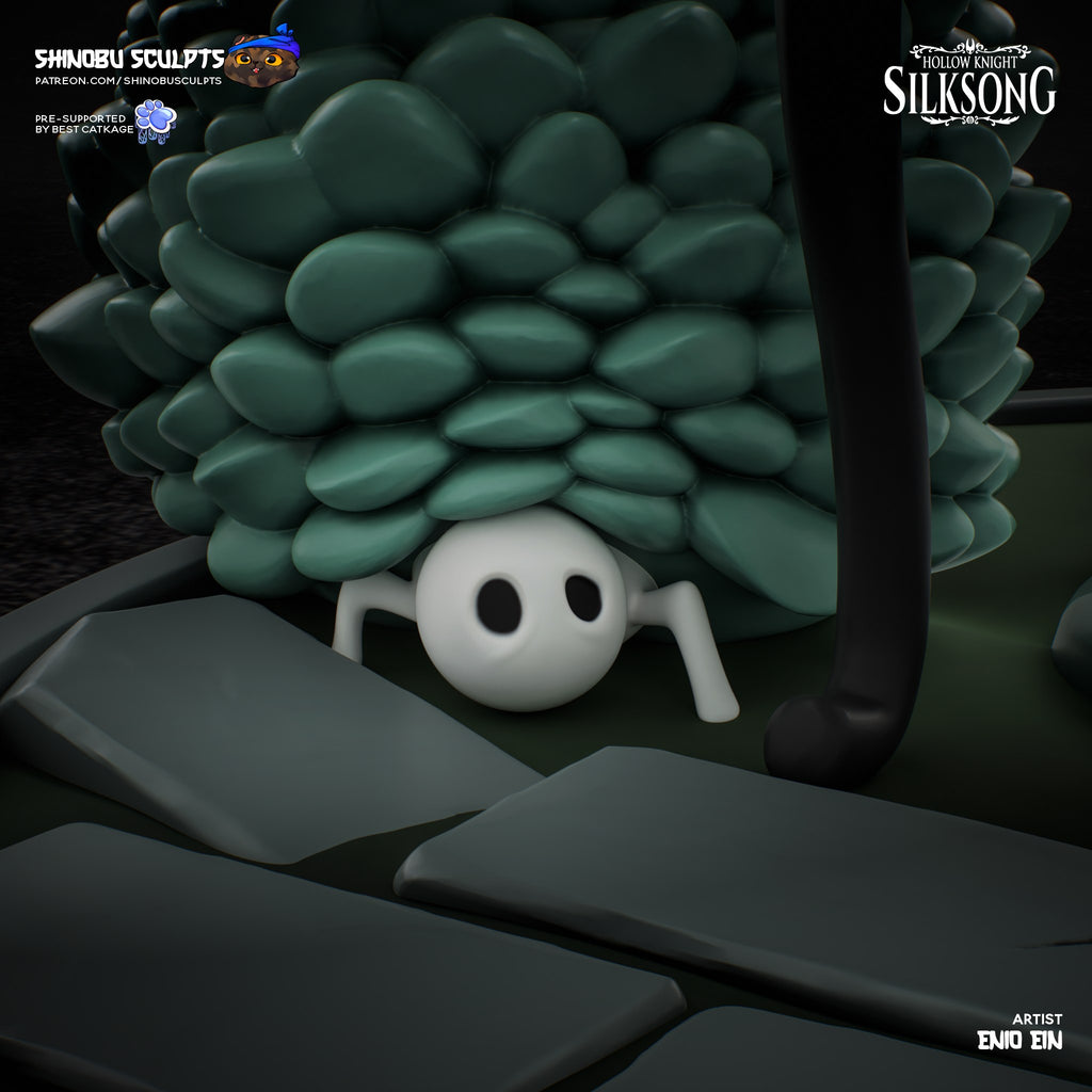 Hornet (Hollow Knight) resin figure by Shinobu Sculpts — studio render 2
