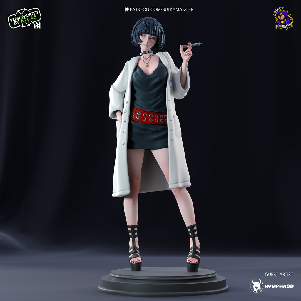 Tae Takemi (Persona 5) resin figure by Bulkamancer — studio render 2
