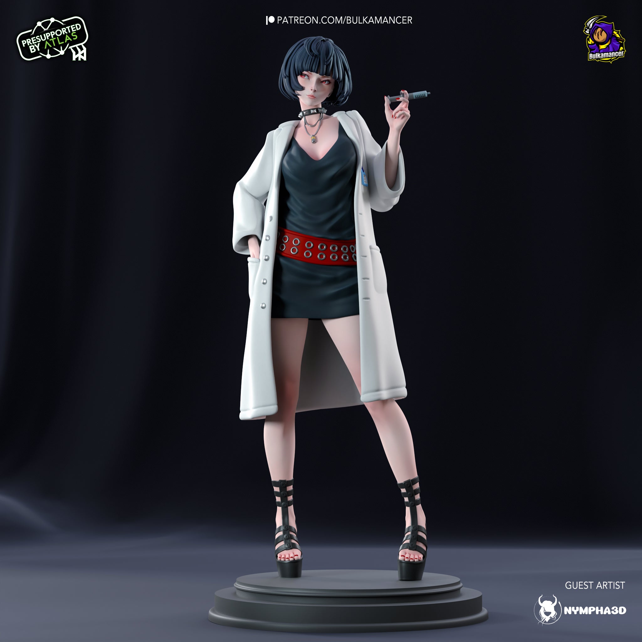 Tae Takemi (Persona 5) resin figure by Bulkamancer — studio render 2