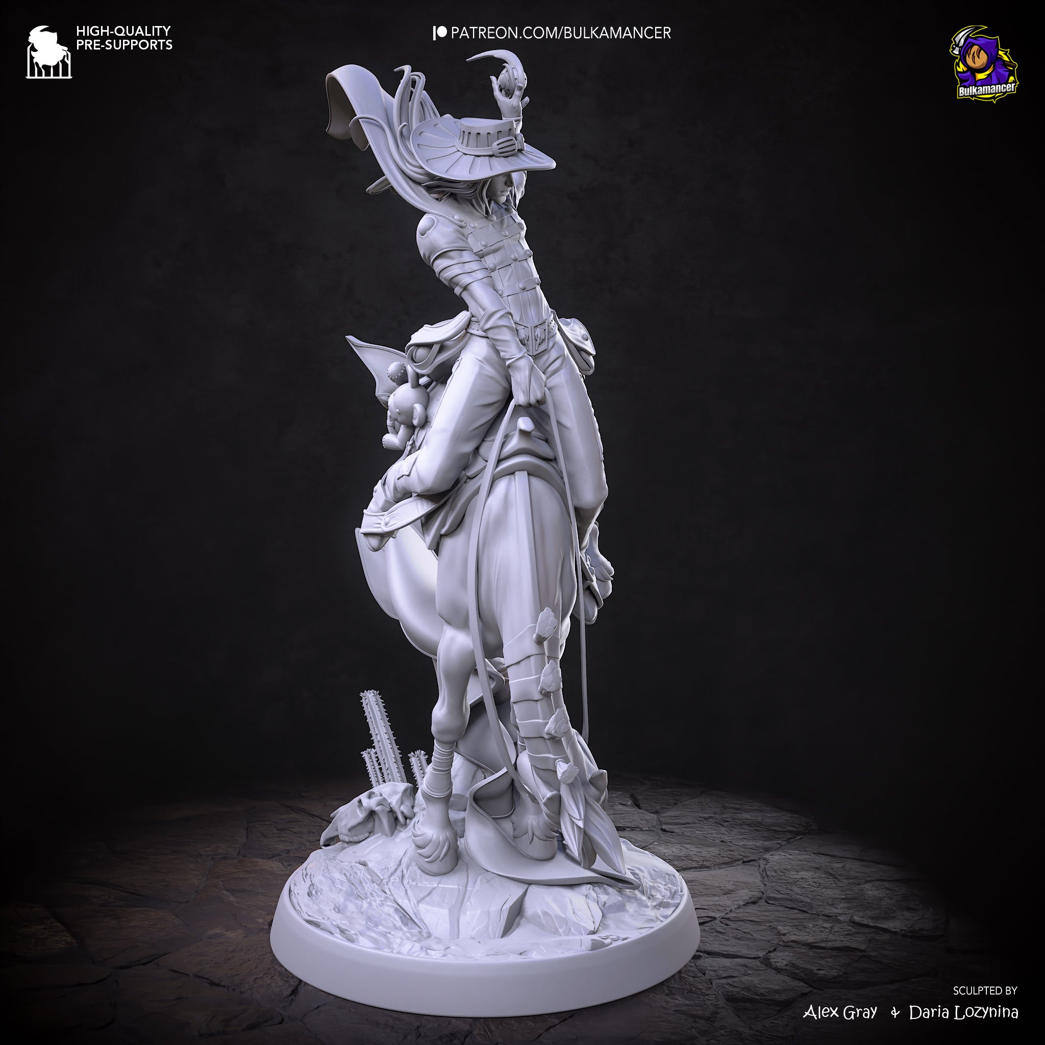 Gyro Zeppeli (Jojo's Bizarre Adventure) resin figure by Bulkamancer — studio render 16