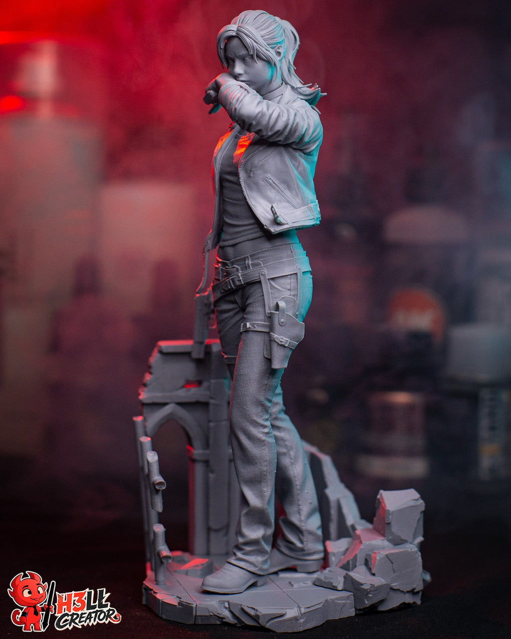 Claire Redfield (Resident Evil) resin figure by h3LLcreator — studio render 11