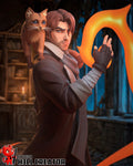 Caleb Widogast (Critical Role) resin figure by h3LLcreator — studio render 1