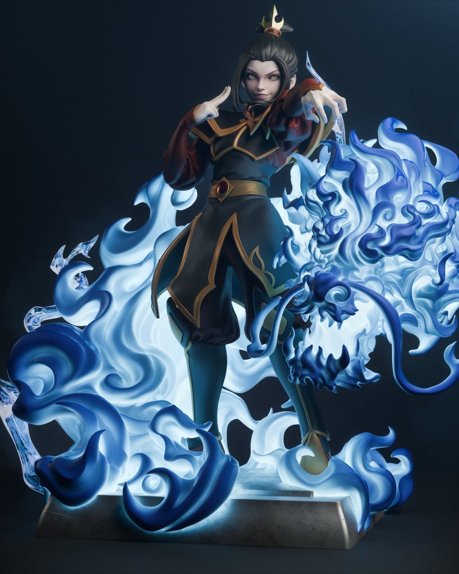 Azula Avatar The Last Airbender resin figure by CA 3D Studios — studio preview 2