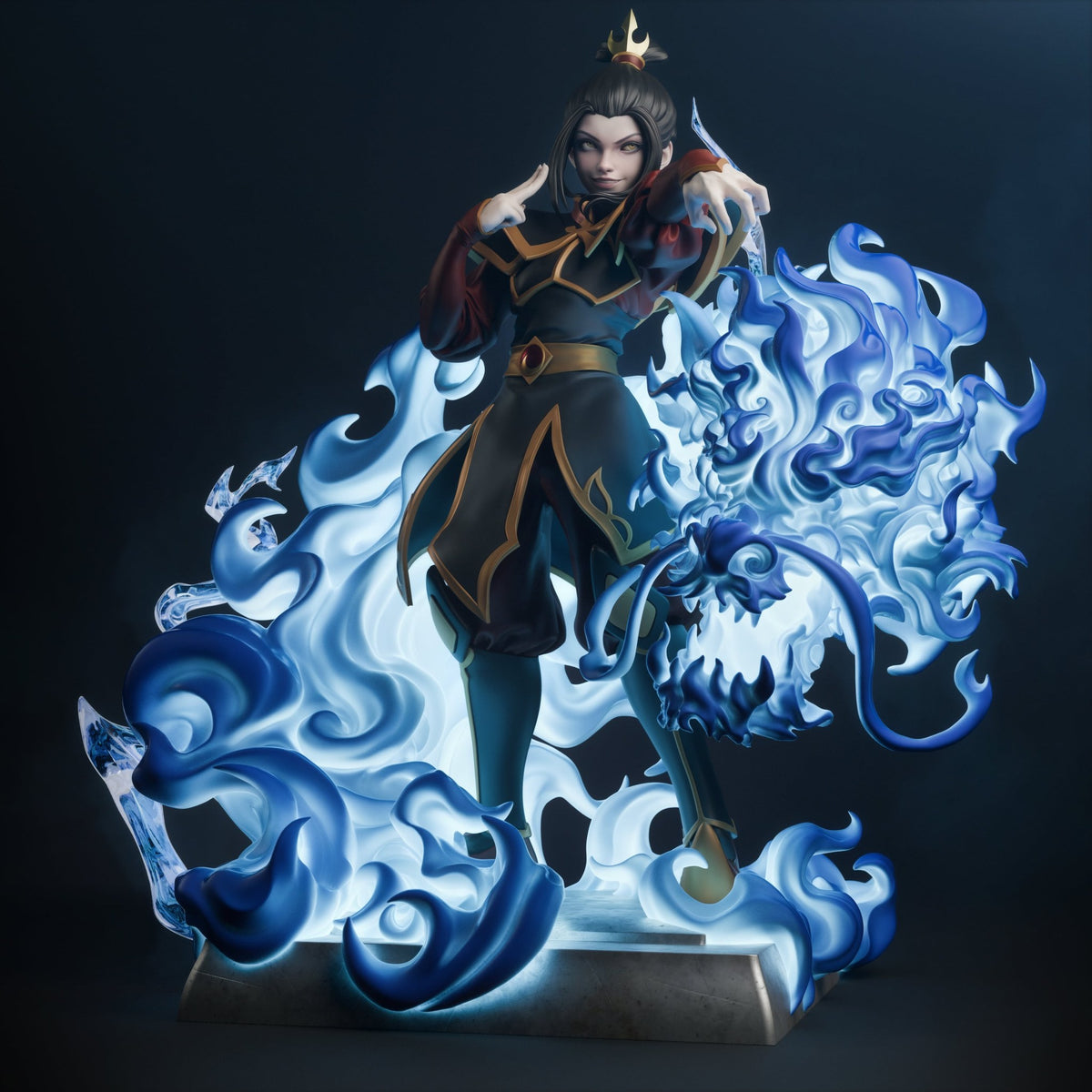 Azula Avatar The Last Airbender resin figure by CA 3D Studios — studio preview 2