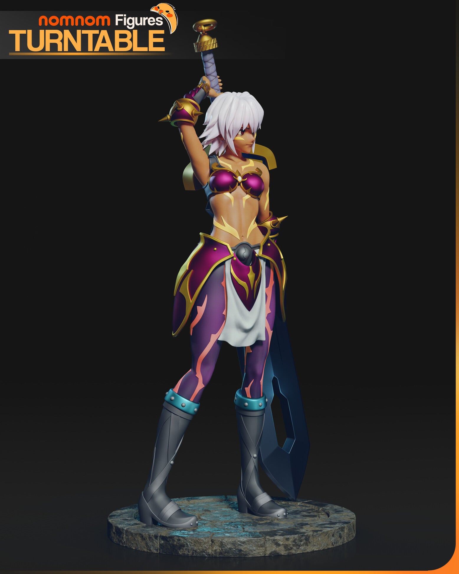 Black Rose .Hack resin figure by NomNom Figures — studio preview 6