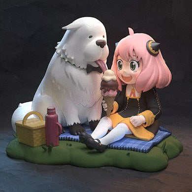 Anya Forger (Spy x Family) resin figure by h3LLcreator — studio render 2