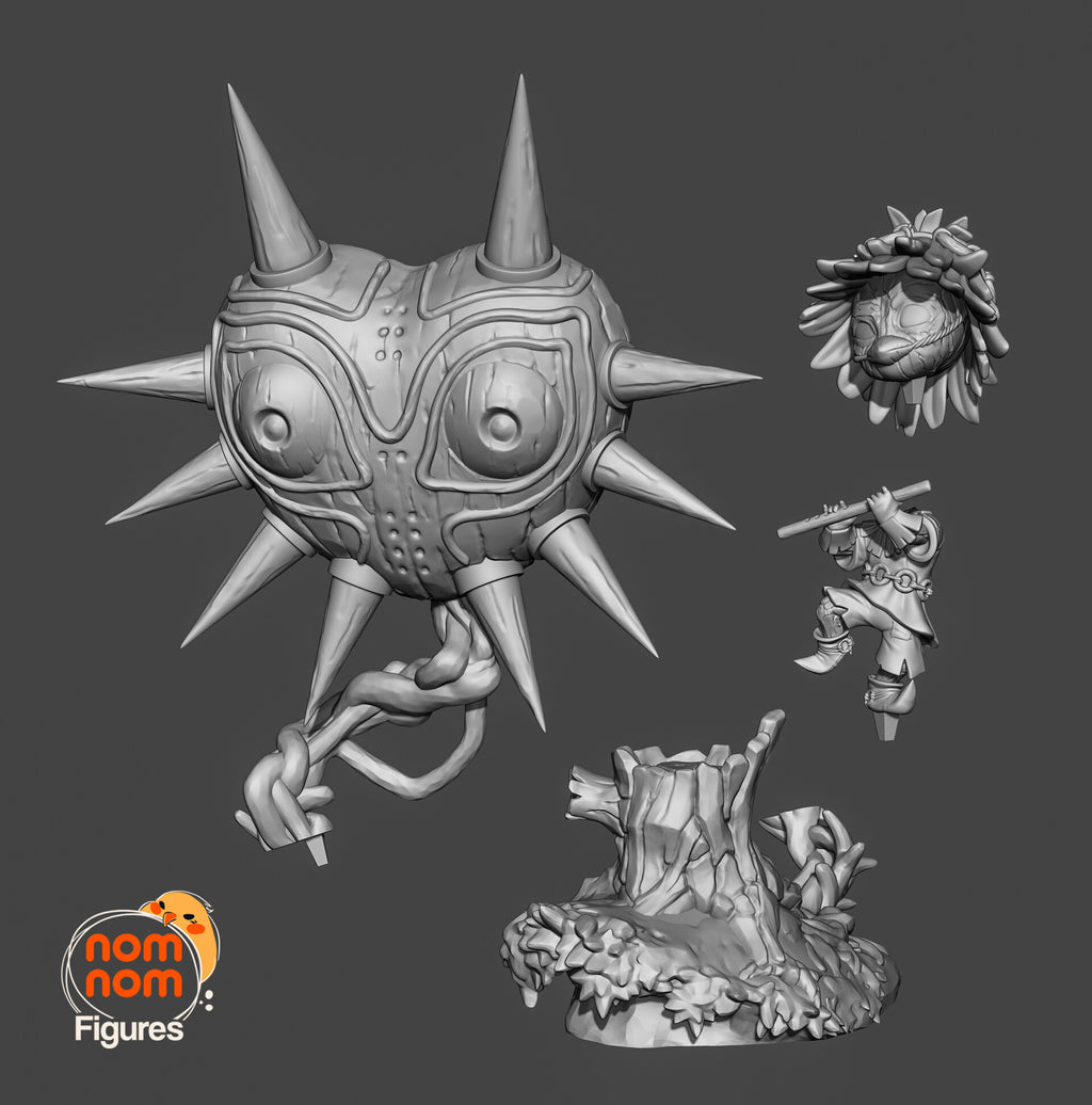 Skull Kid — studio render 4