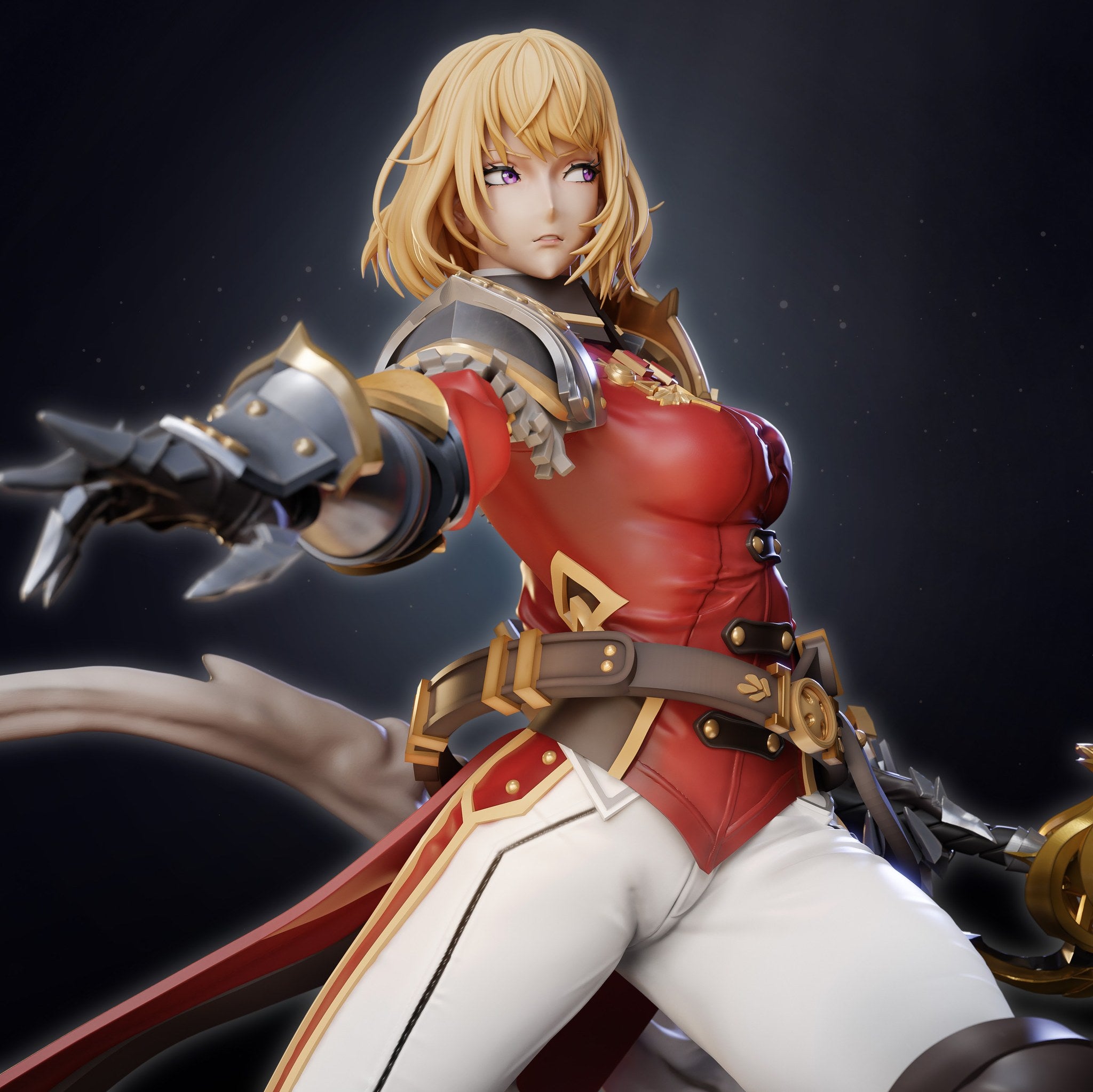 Cha Hae-In (Solo Leveling) resin figure by Tenshi Figures — studio render 4