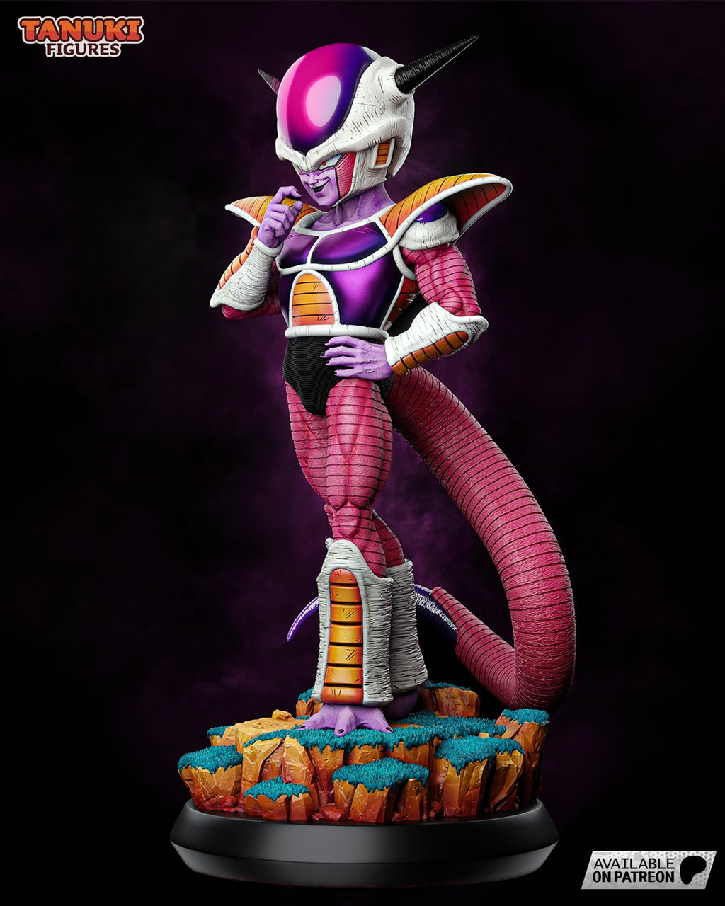 Frieza (Dragon Ball) resin figure by Tanuki Figures — studio render 4