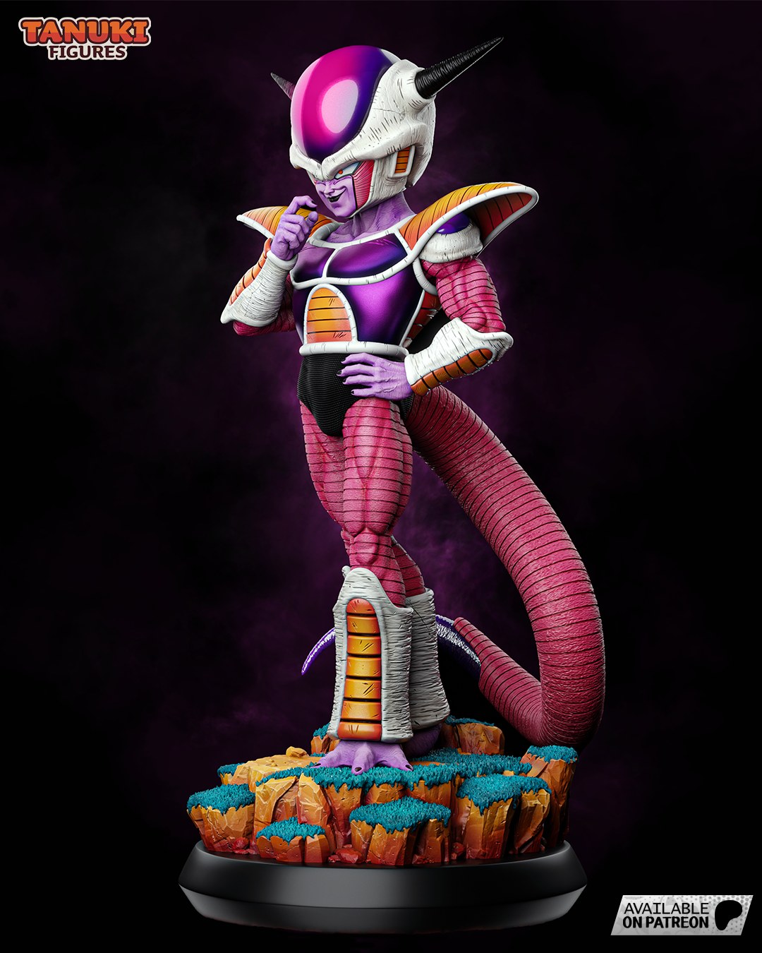 Frieza (Dragon Ball) resin figure by Tanuki Figures — studio render 4