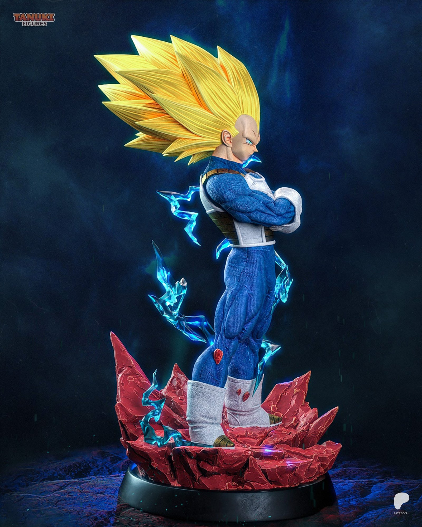 Vegeta (Dragon Ball) resin figure by Tanuki Figures — studio render 3