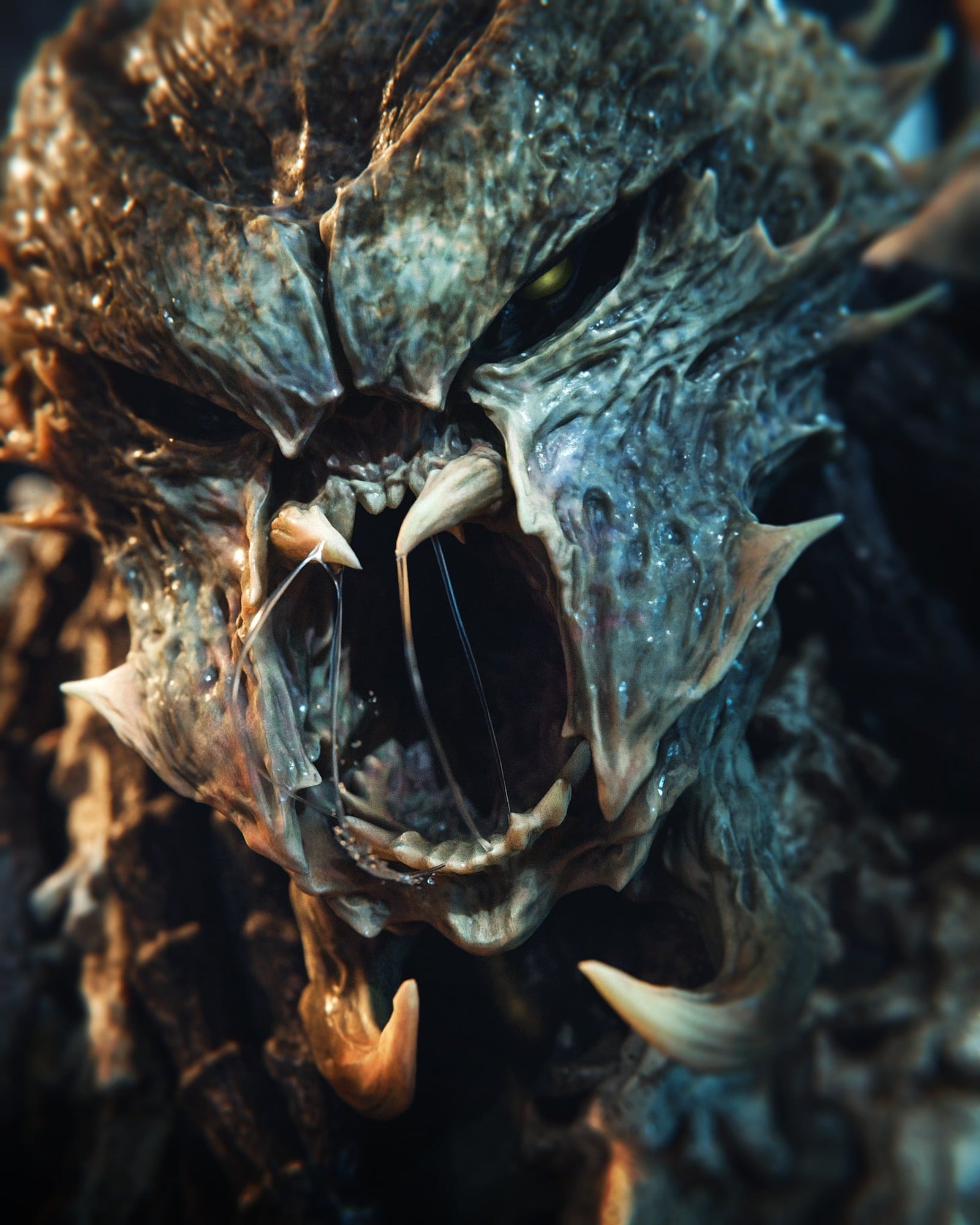Predator (Predator) resin figure by CA 3D Studios — studio render 2