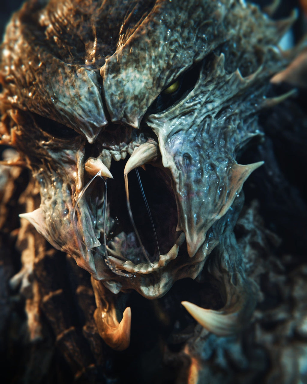 Predator (Predator) resin figure by CA 3D Studios — studio render 2