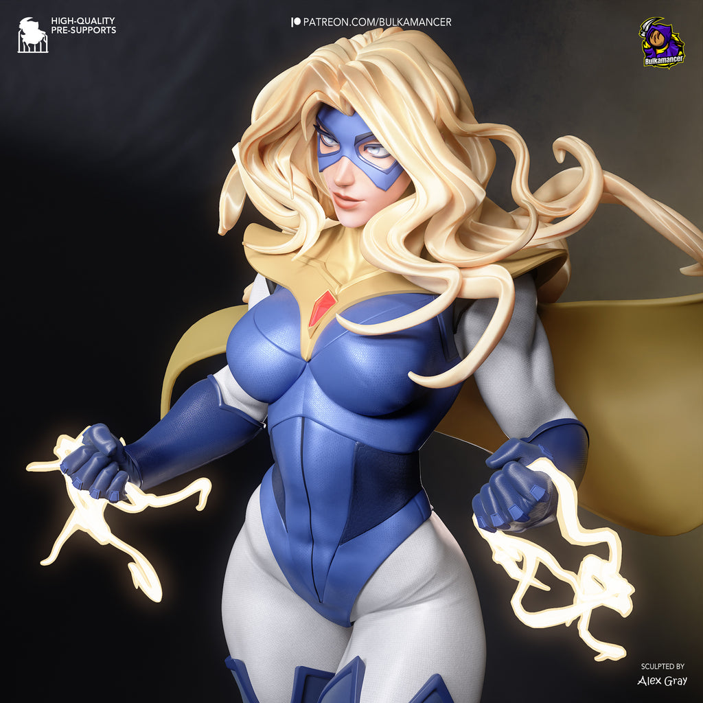 Blonde Blazer (Dispatch) resin figure by Bulkamancer — studio render 4