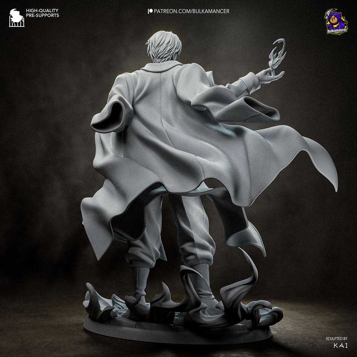 Roy Mustang (Fullmetal Alchemist) resin figure by Bulkamancer — studio render 16
