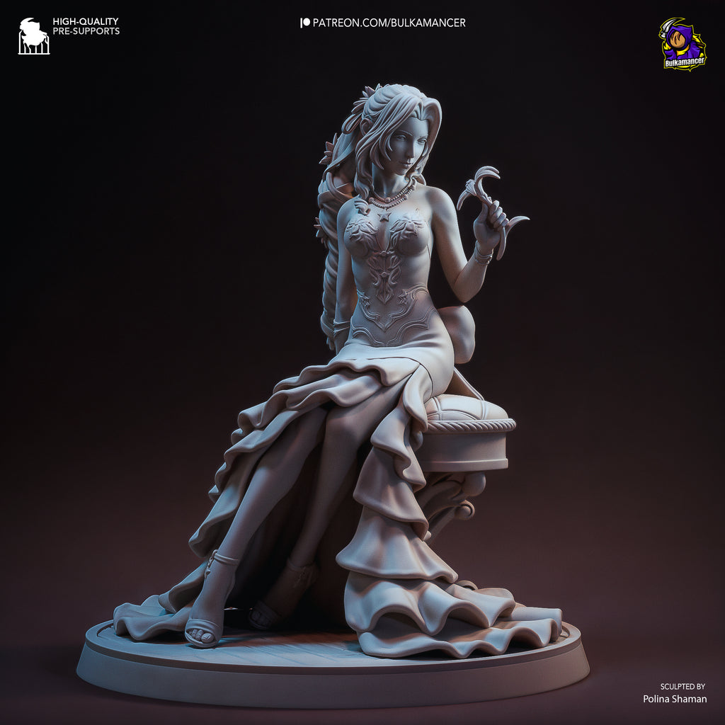 Aerith Gainsborough (Final Fantasy) resin figure by Bulkamancer — studio render 10