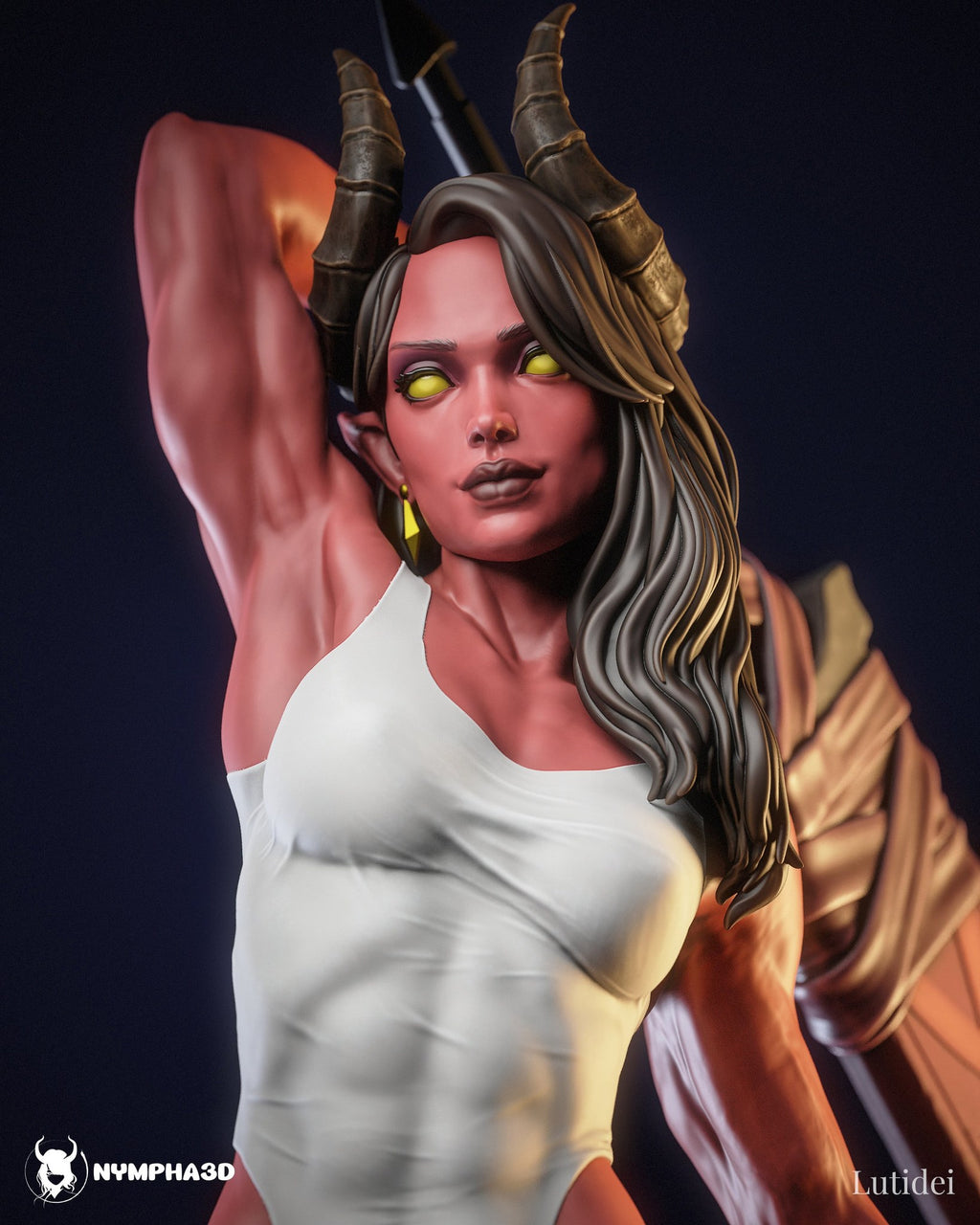 Malevola (Dispatch) resin figure by Nympha — studio render 4