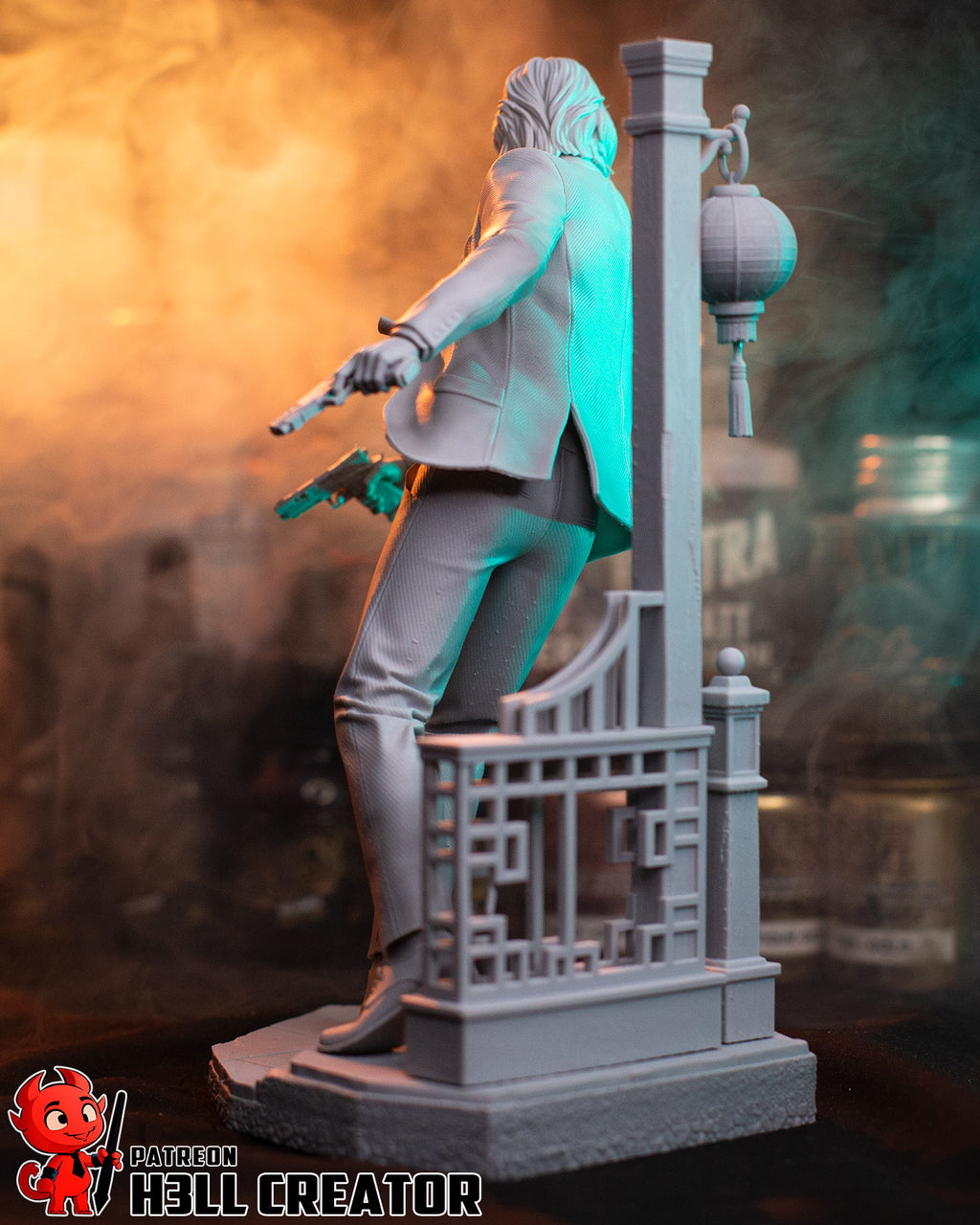 John Wick (John Wick) resin figure by h3LLcreator — studio render 14