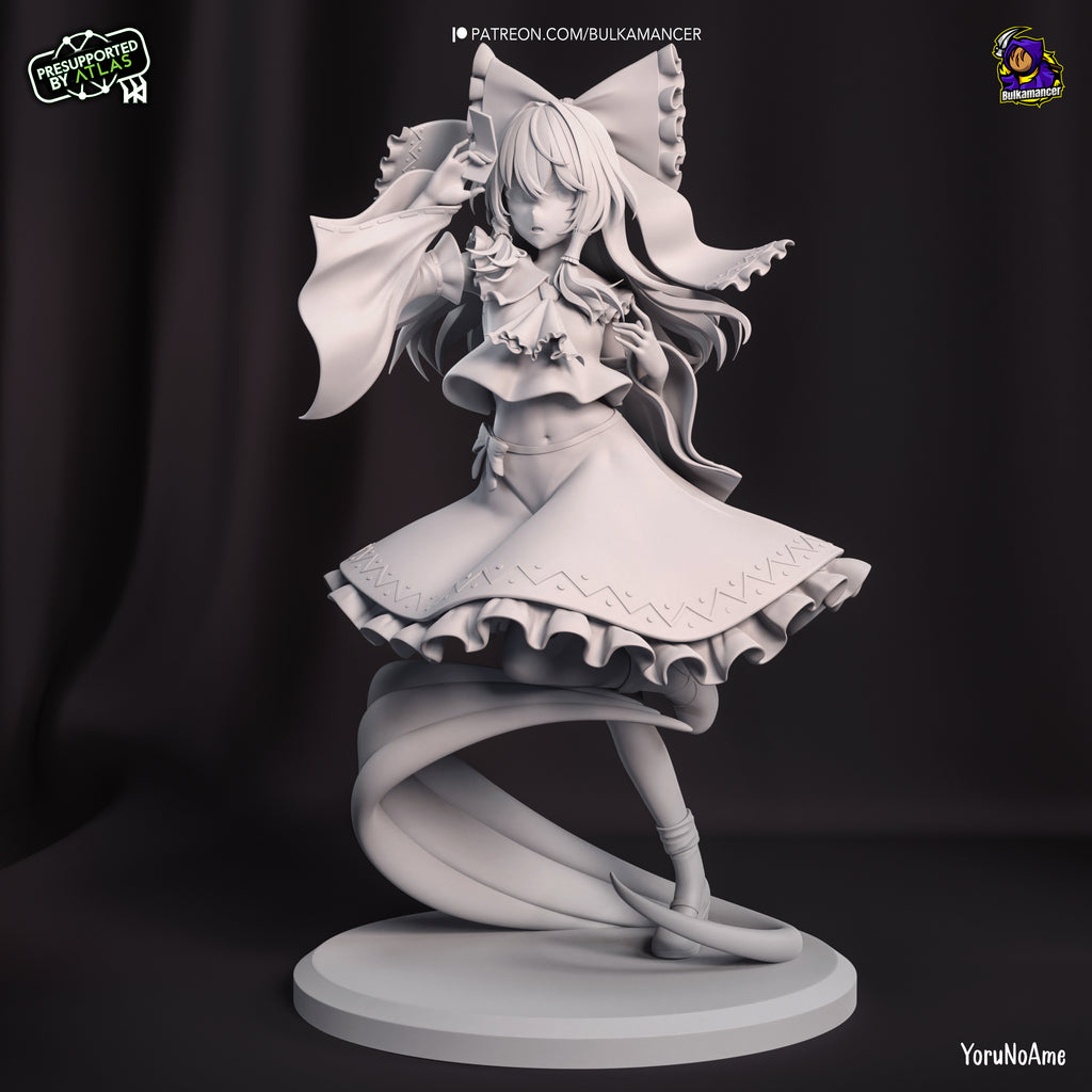 Reimu Hakurei (Touhou Project) resin figure by Bulkamancer — studio render 8