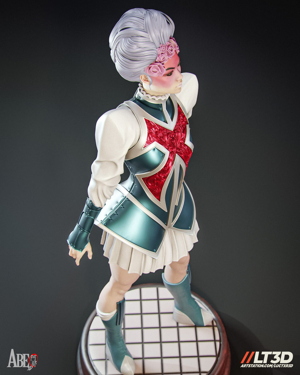Betsy Braddock (Marvel) resin figure by Abe3D — studio render 13