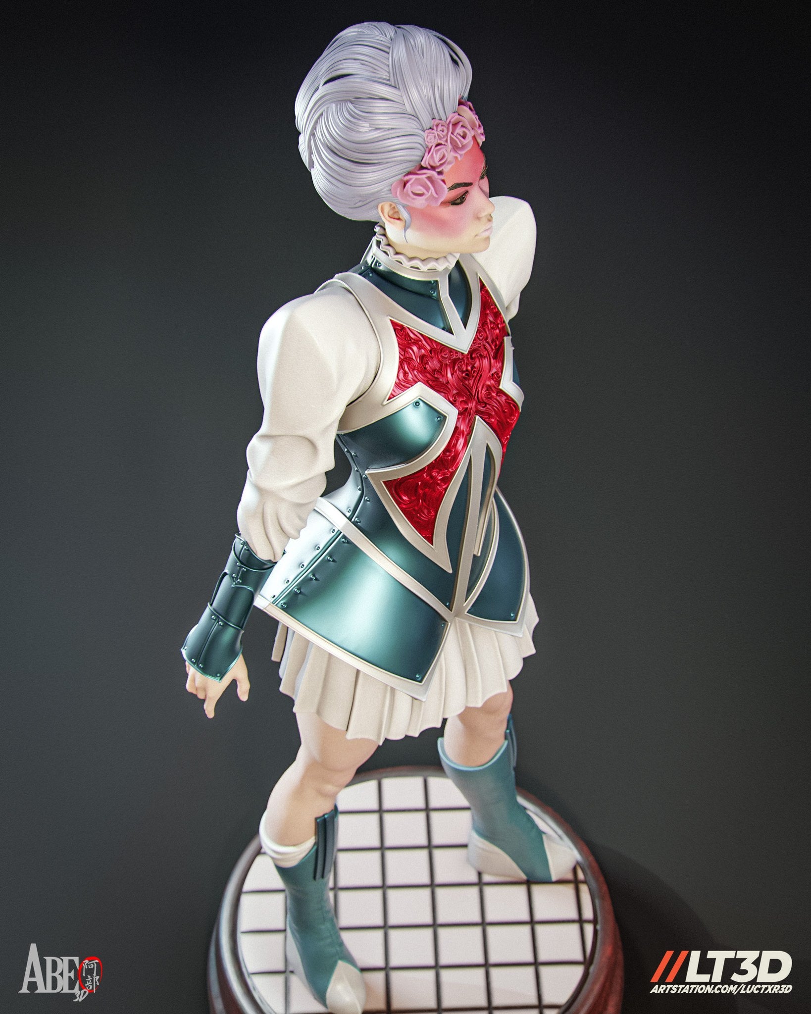 Betsy Braddock (Marvel) resin figure by Abe3D — studio render 13