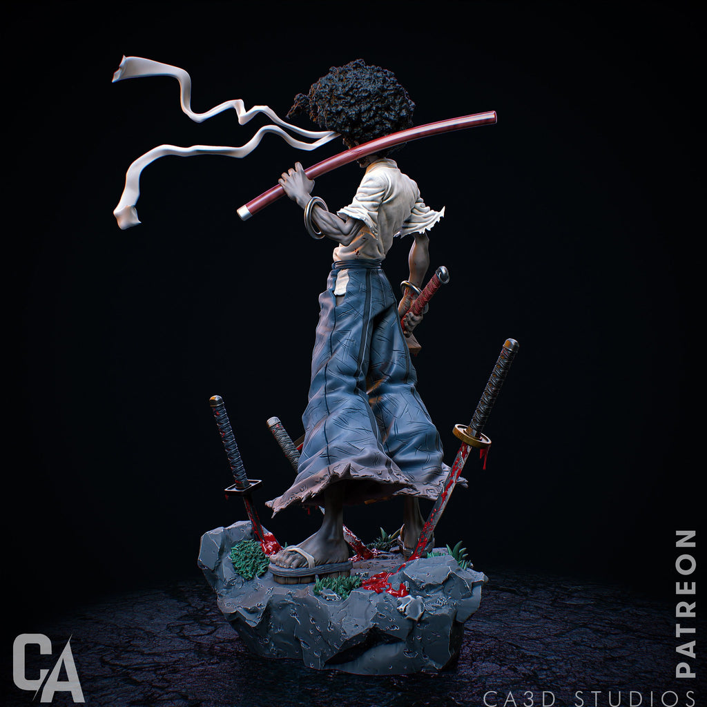 Afro — studio render 3