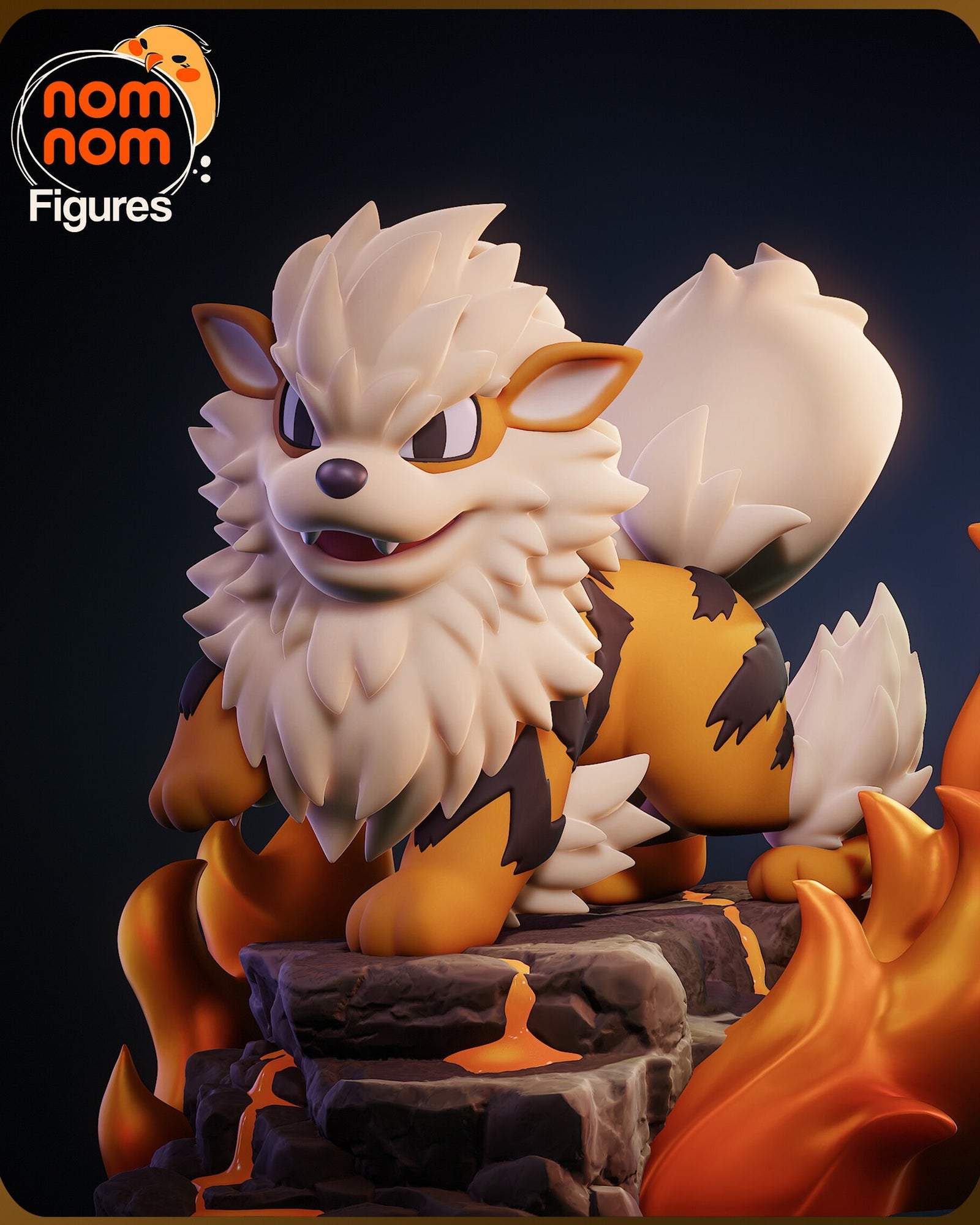 Arcanine — studio render 4