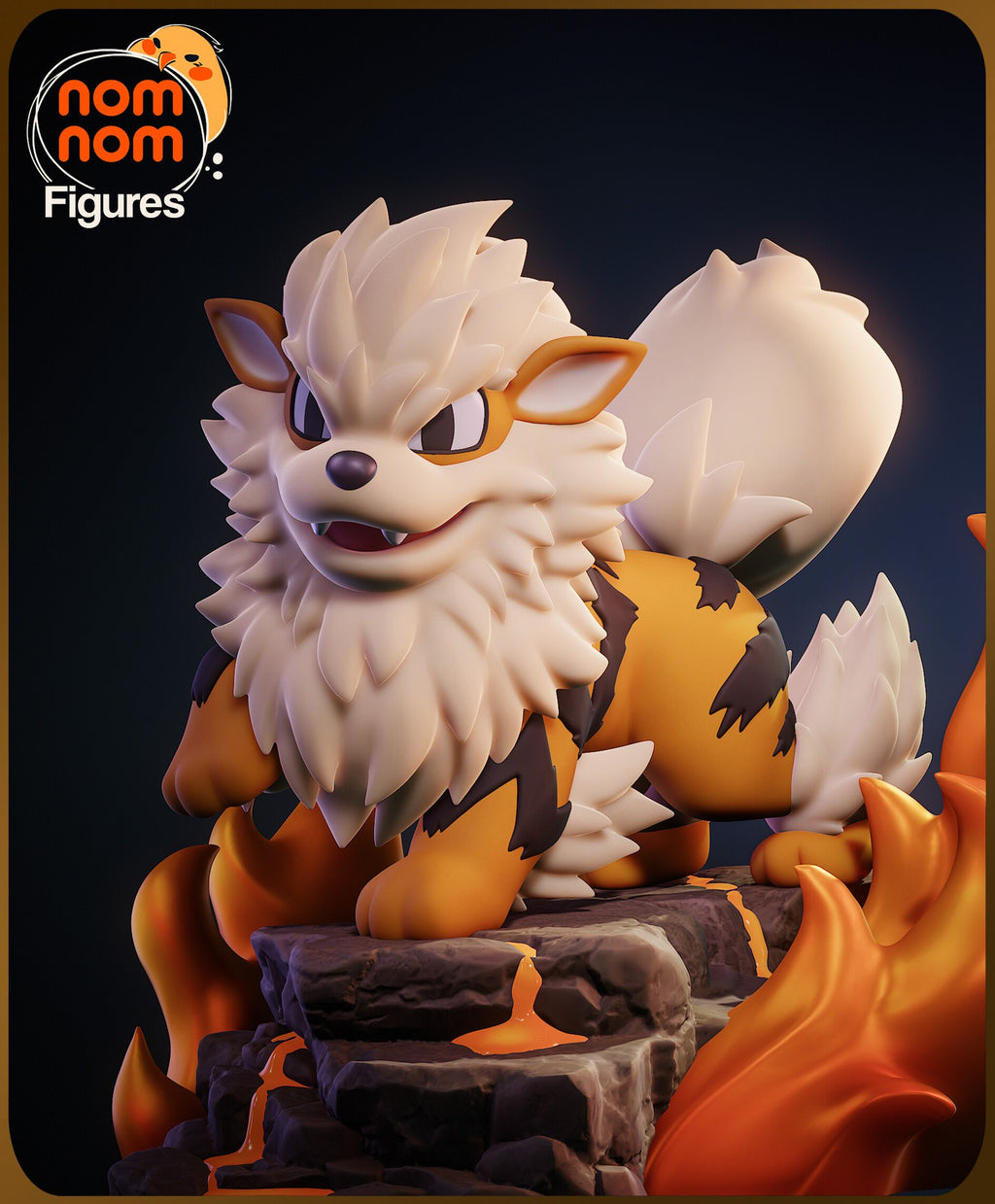 Arcanine — studio render 4