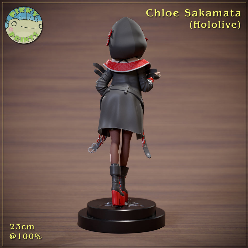 Chloe Sakamata (Hololive) resin figure by PikkyPrints — studio render 3