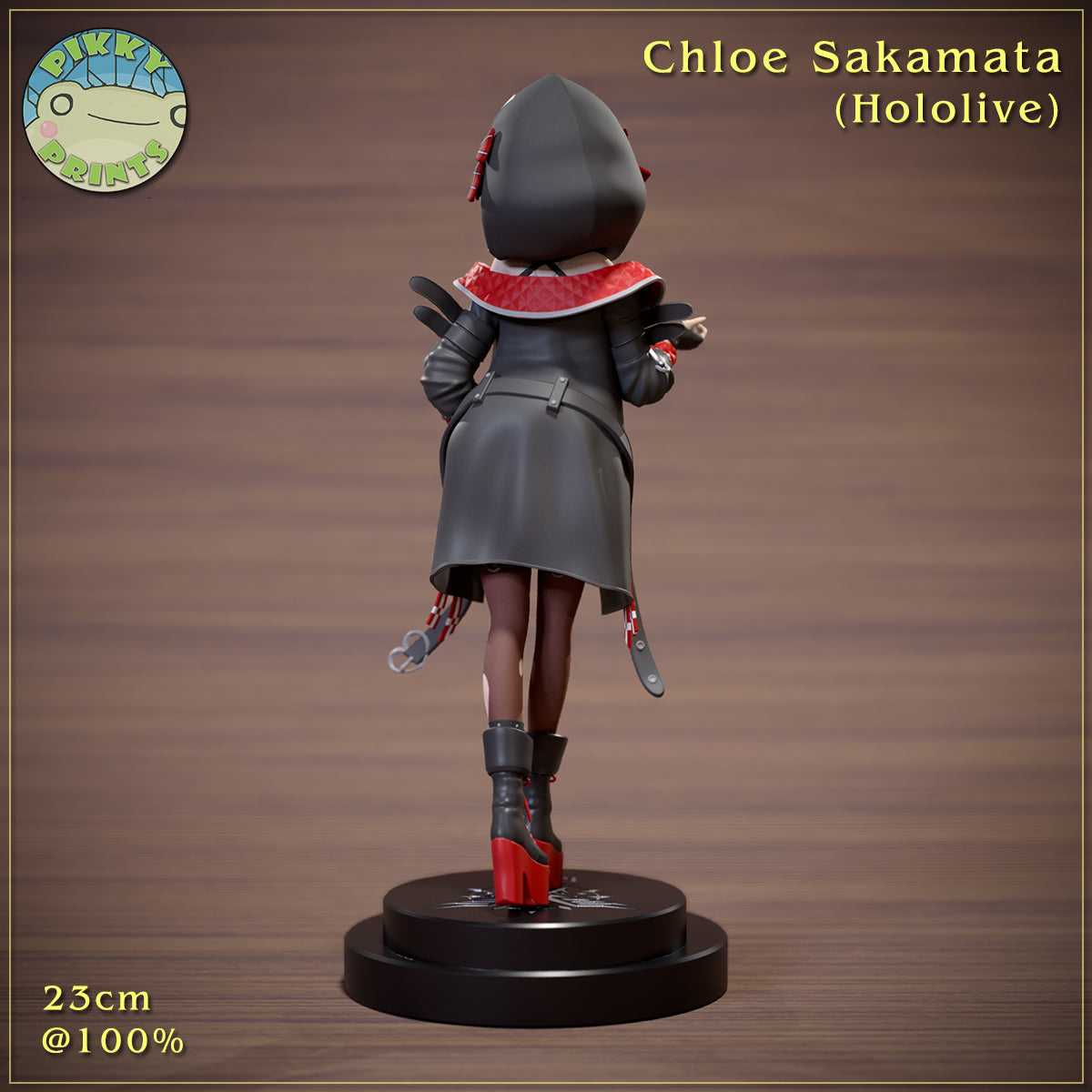 Chloe Sakamata (Hololive) resin figure by PikkyPrints — studio render 3