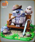 R2D2 Star Wars Chibi resin figure by NomNom Figures — studio preview 1