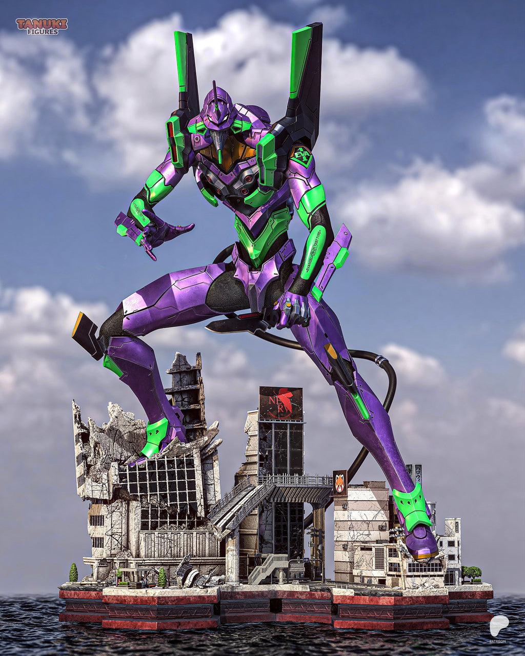 Eva-01 (Evangelion) resin figure by Tanuki Figures — studio render 1