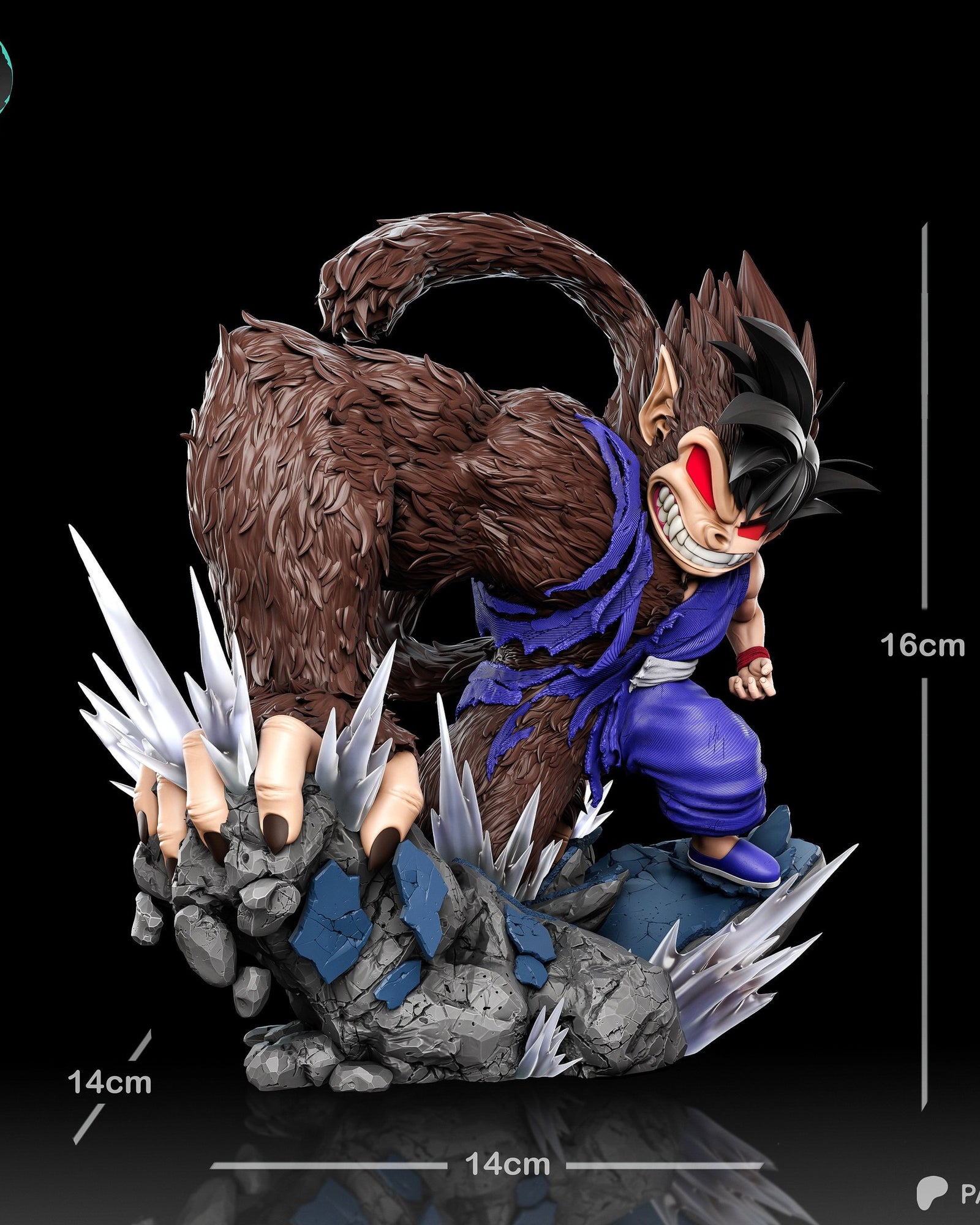 Goku (Dragon Ball) resin figure by Kaidan 3D — studio render 5