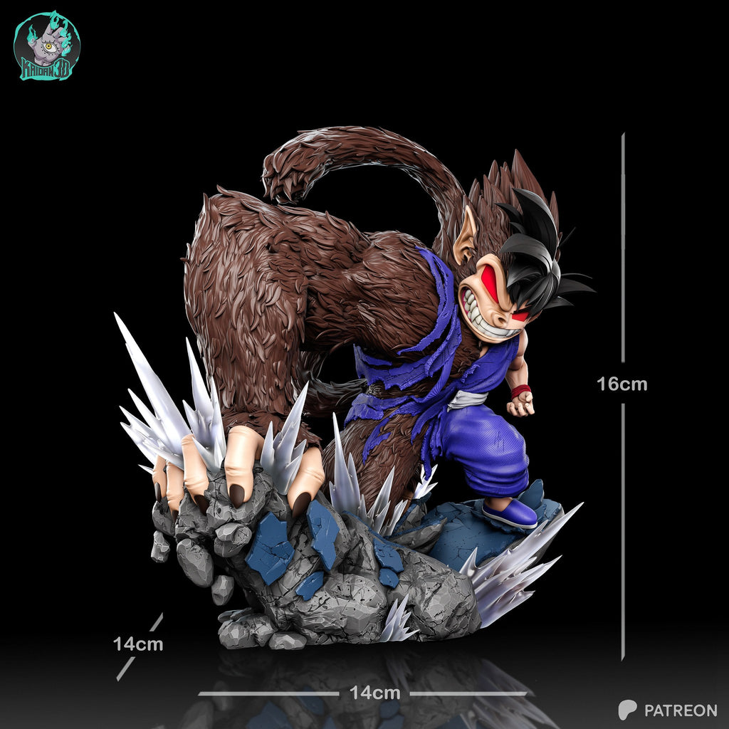 Goku (Dragon Ball) resin figure by Kaidan 3D — studio render 5
