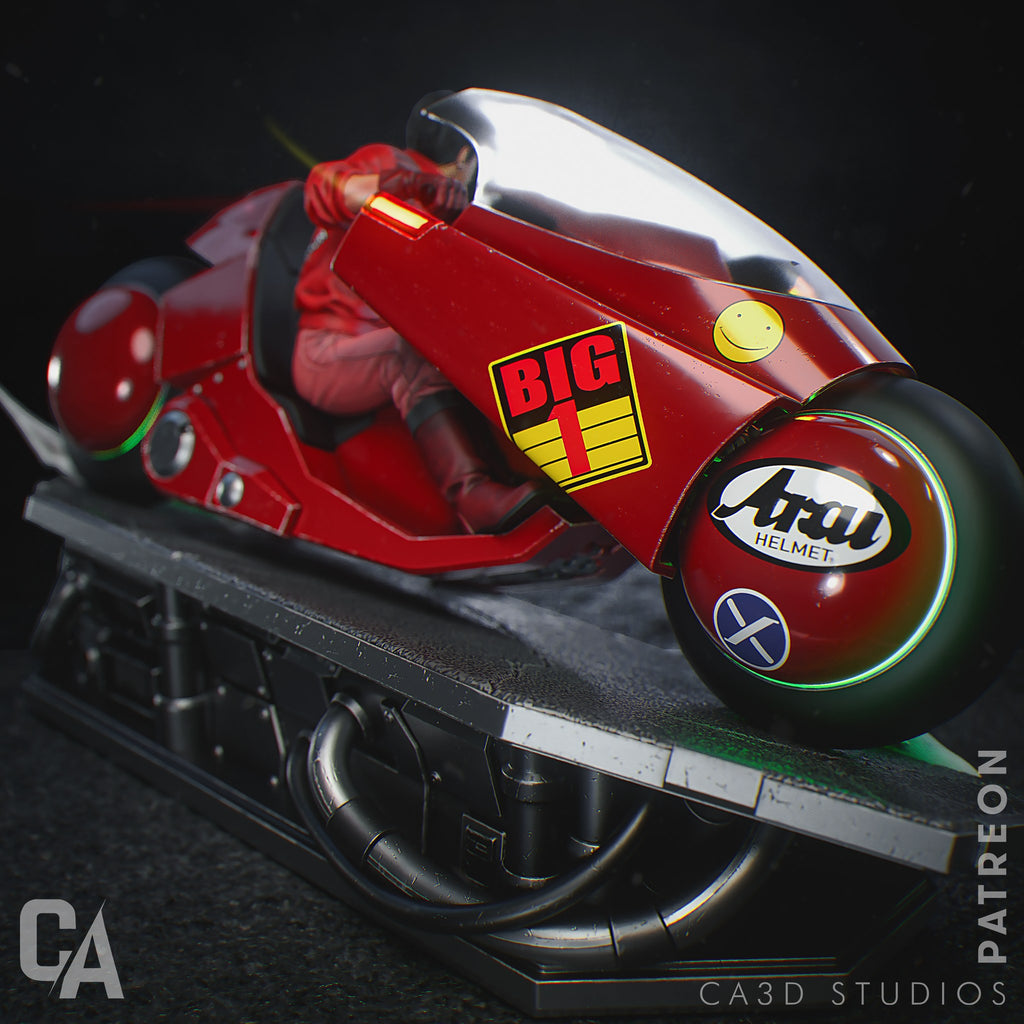 Shotaro Kaneda (Akira) resin figure by CA 3D Studios — studio render 4