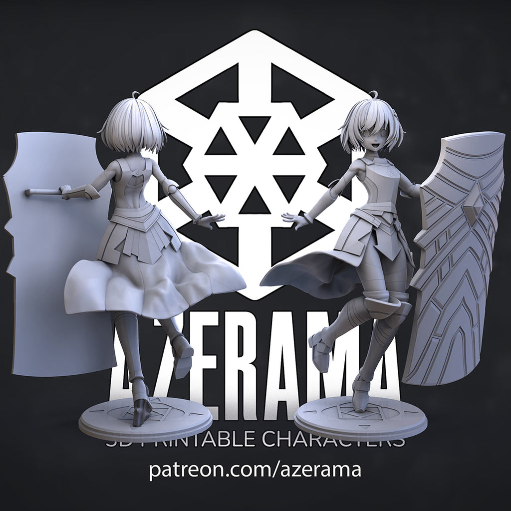 Maple (BOFURI) resin figure by Azerama — studio render 7