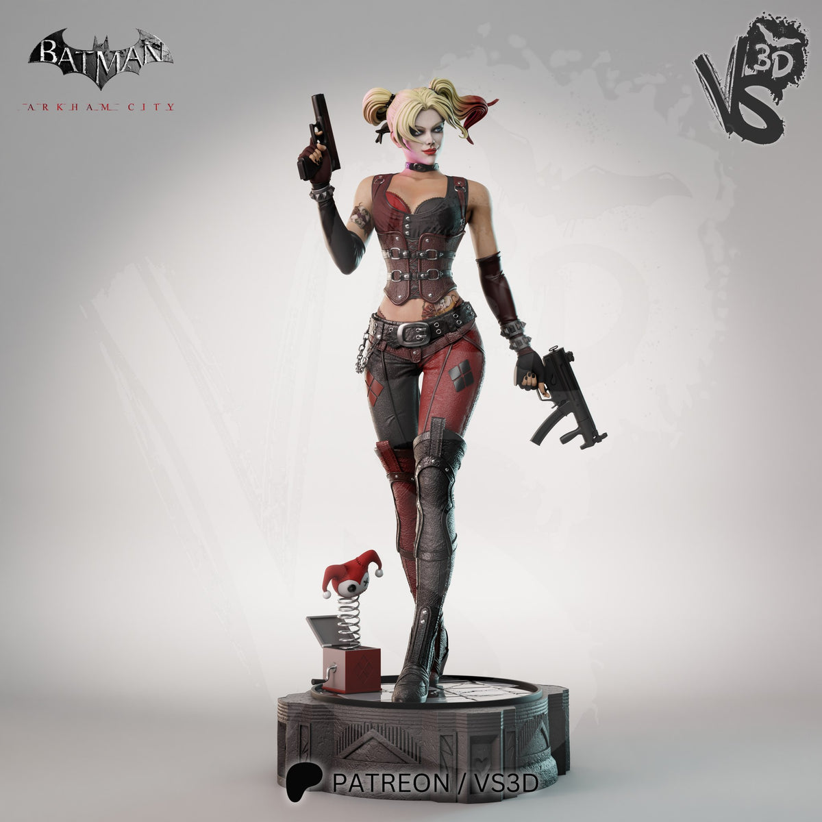 harley quinn dc vs3d arkham