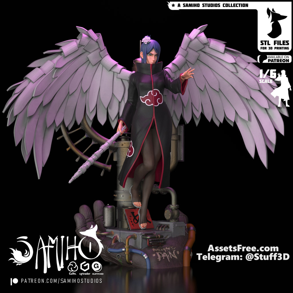 konan naruto samiho studios
