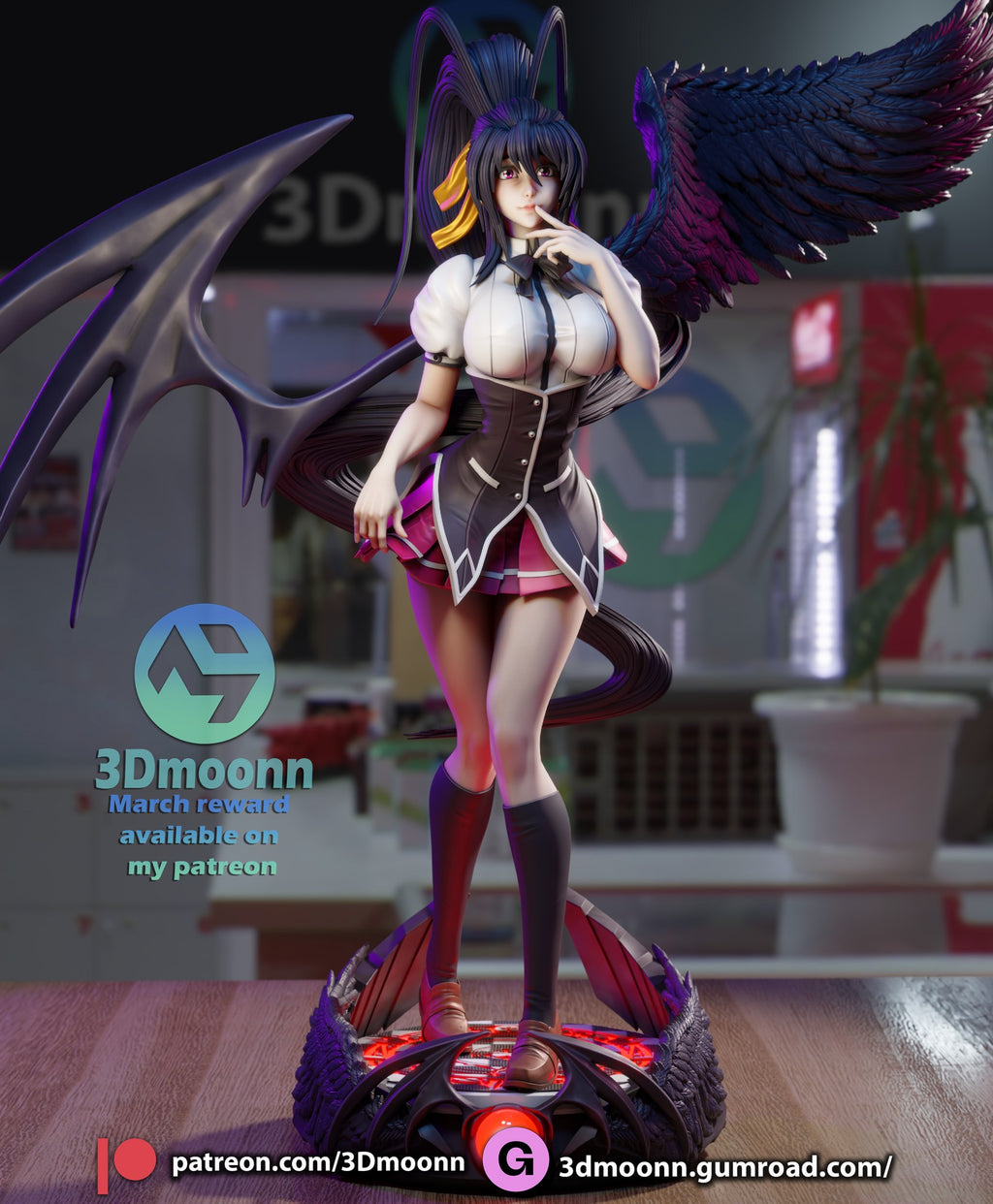 Akeno Himejima — studio render 6