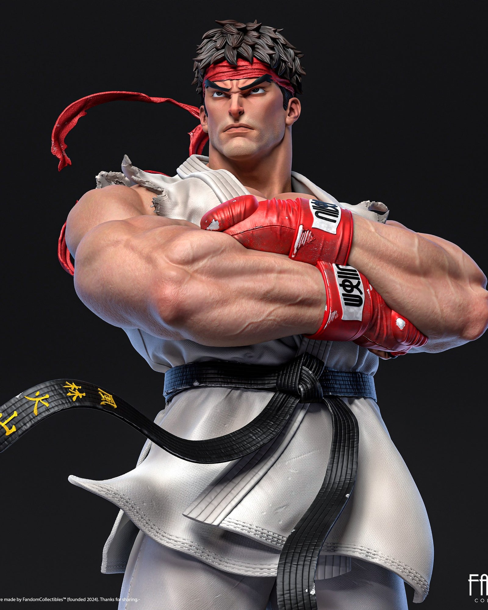 ryu street fighter fandom 3d print model stl