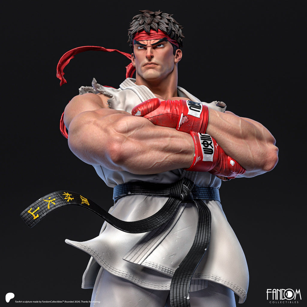 ryu street fighter fandom 3d print model stl