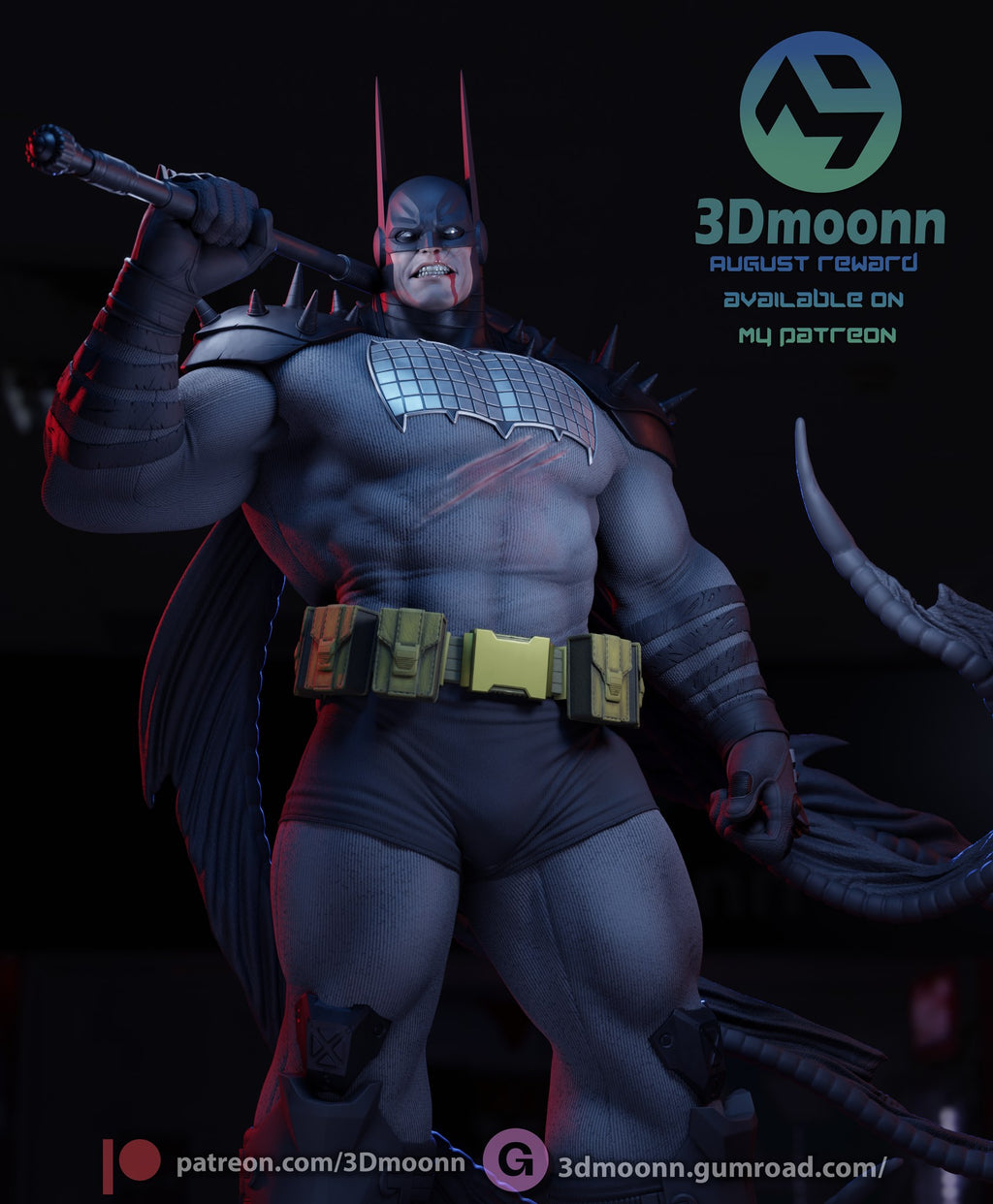 batman dc 3dmoonnabsolute