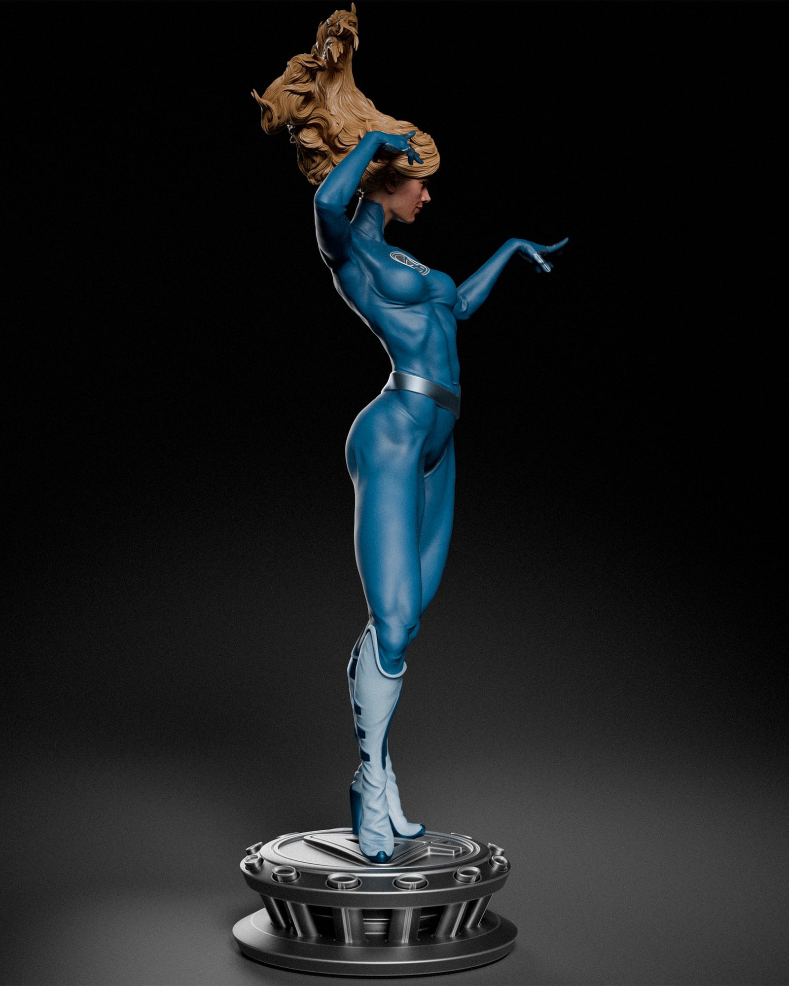 Sue Storm (Marvel) resin figure by CA 3D Studios — studio render 4