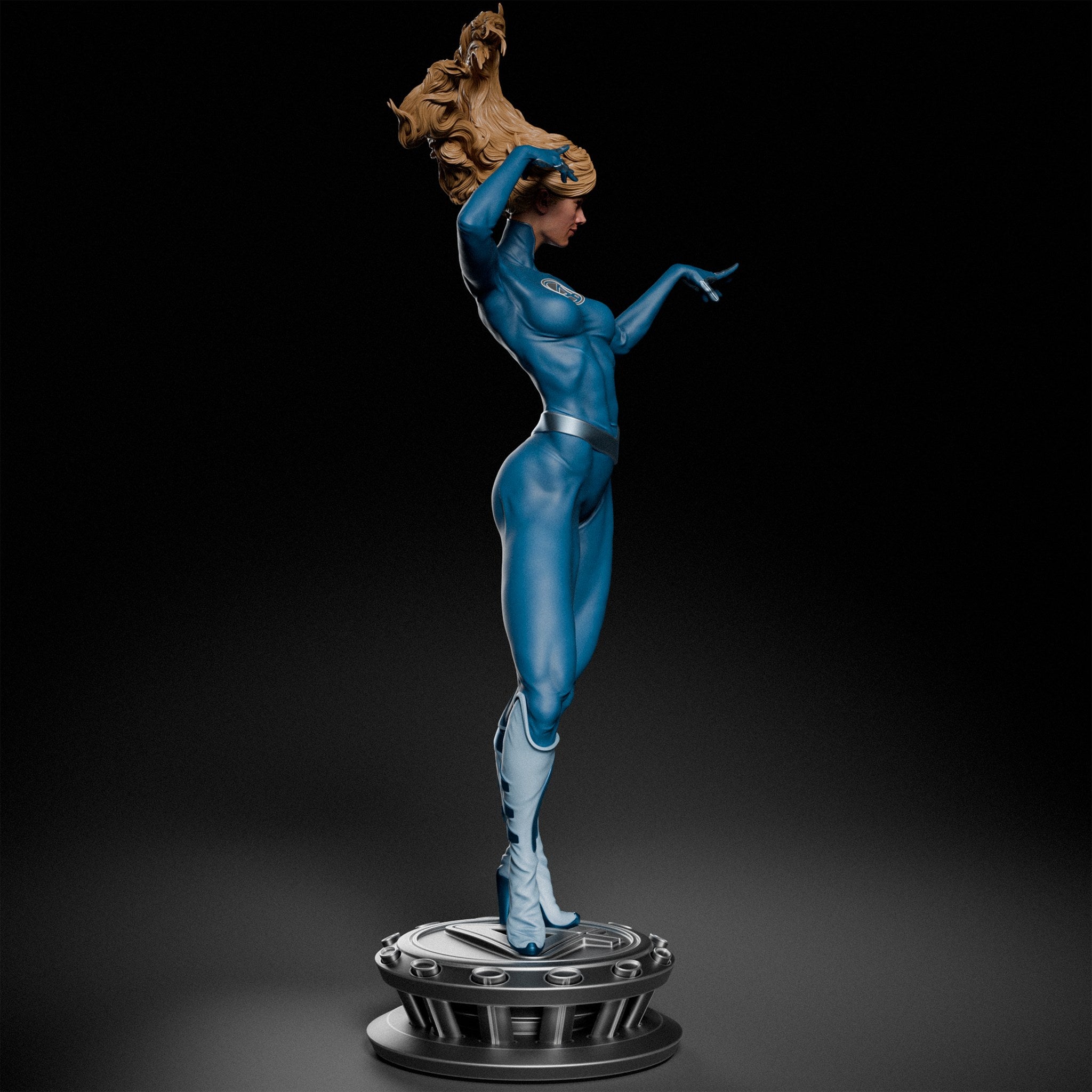 Sue Storm (Marvel) resin figure by CA 3D Studios — studio render 4