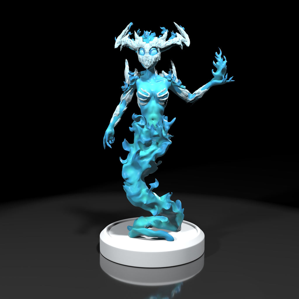 Fire Elemental (_Original Characters) resin figure by h3LLcreator — studio render 1