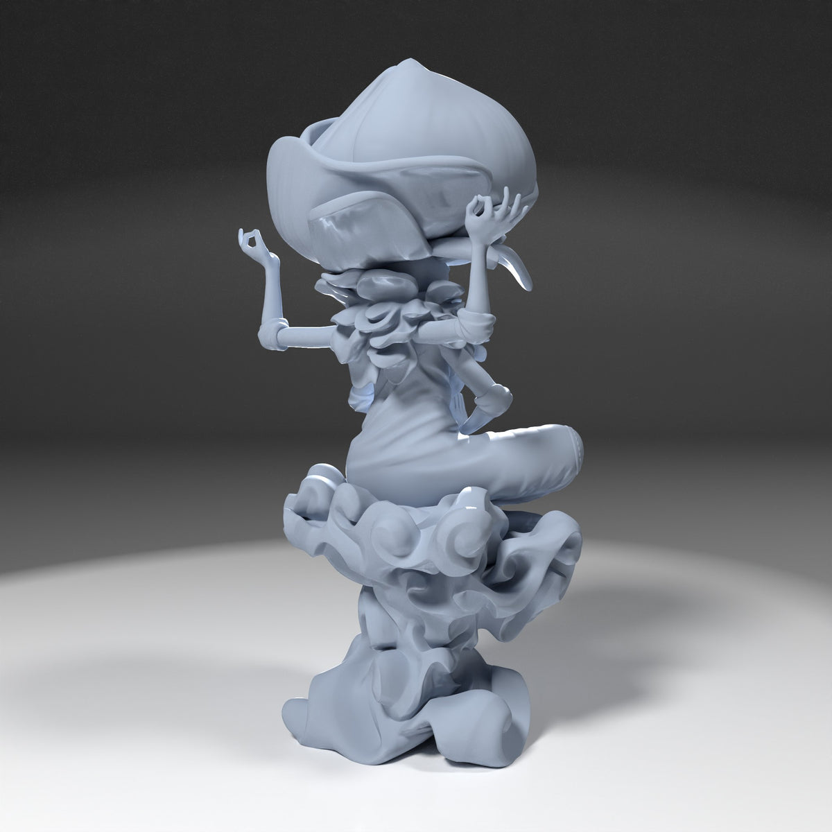 Cabbage Yogi (_Original Characters) resin figure by h3LLcreator — studio render 7