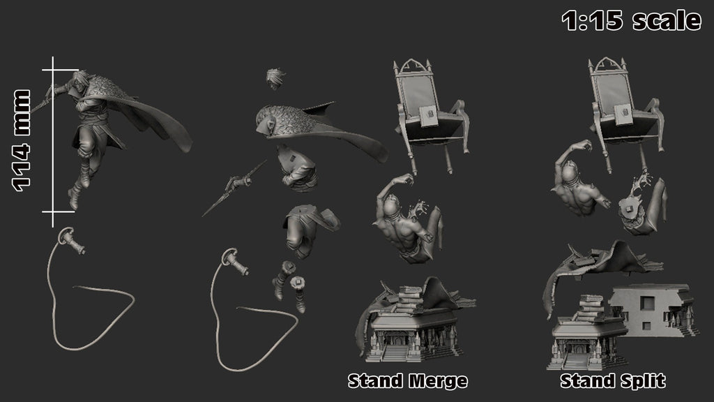 Trevor Belmont (Castlevania) resin figure by h3LLcreator — studio render 8