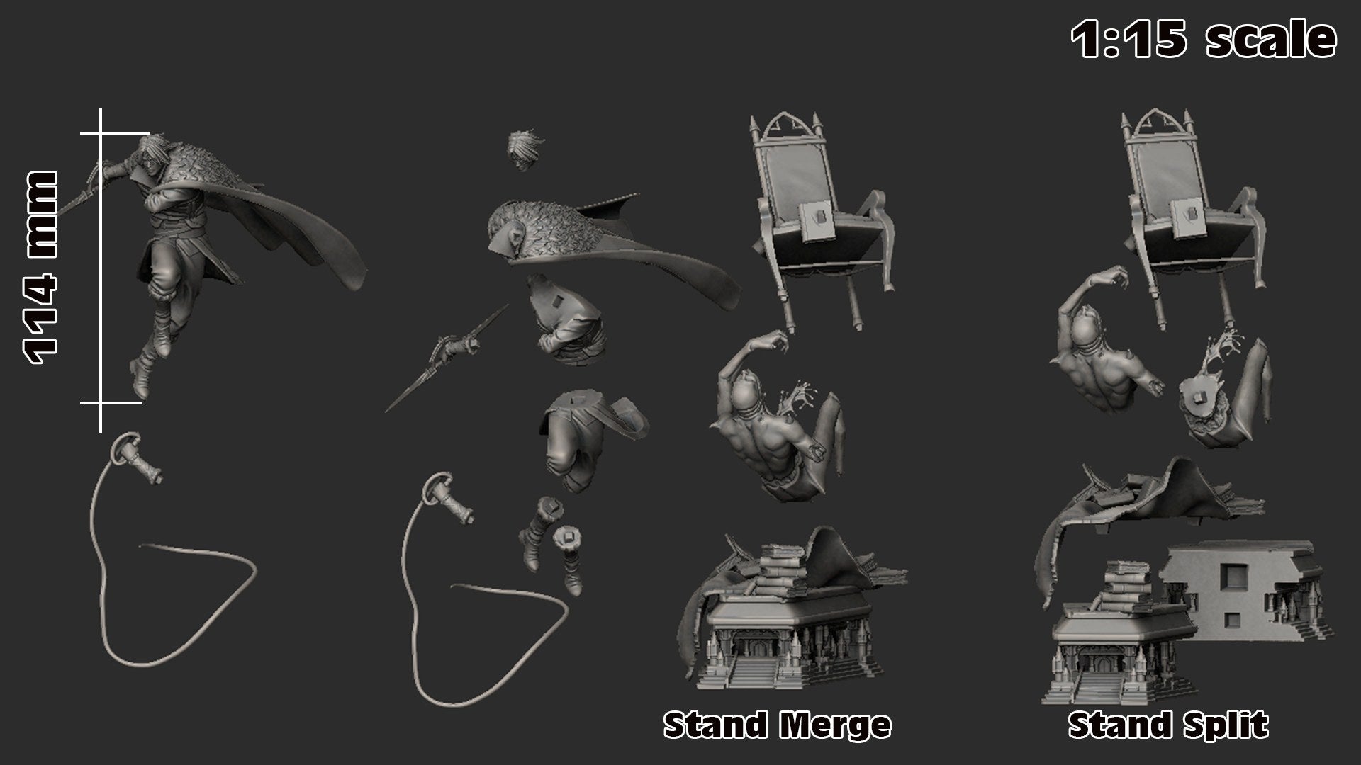 Trevor Belmont (Castlevania) resin figure by h3LLcreator — studio render 8